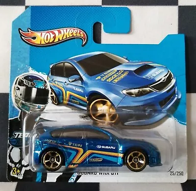 Buy 2013 Hot Wheels Subaru WRX STi HW City Short Card 25/250 • 7.95£