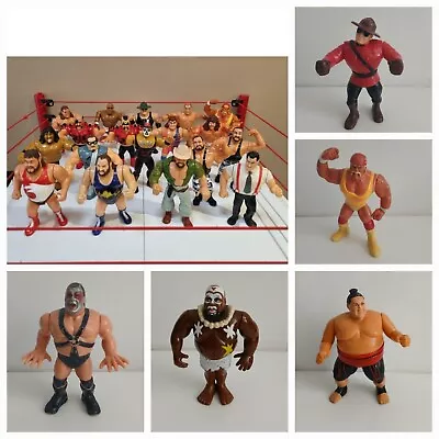 Buy Wwf Hasbro Wrestling Figure - Vintage Wwe Wcw Action Figures Custom Bundle • 15£