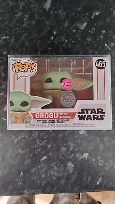 Buy Funko Pop Star Wars Grogu Special Edition Flocked #465 • 15£