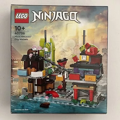 Buy Lego Micro NINJAGO City Markets Set 40706 - Promo - New Sealed - Free P+p • 34.95£