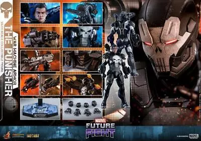 Buy Hot Toys Diecast Marvel Future Fight 1/6 Scale Punisher War Machine Armor Versio • 481.25£