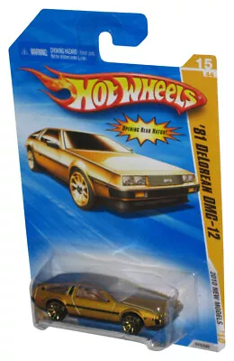 Buy Hot Wheels 2010 New Models Gold '81 Delorean DMC-12 Toy Car 15/240 - (Dented Pla • 24.28£