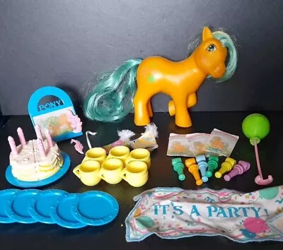 Buy Tutti Frutti Party Playset My Little Pony 1984 G1 Vtg Mlp Toy Tootie Fruity • 40£