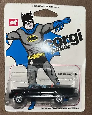 Buy Corgi Junior 69 Batmobile 1976 Sealed Pack • 39.95£