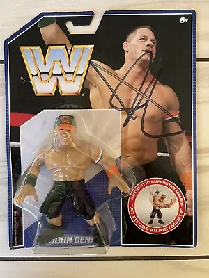 Buy Mattel WWE Retro Series 1 John Cena MOC SIGNED WWF Hasbro See Description • 0.99£