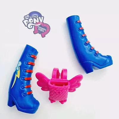 Buy MLP EQUESTRIA GIRLS Rainbow Dash Original Series Dress Up Doll Accessories 2013 • 4.95£