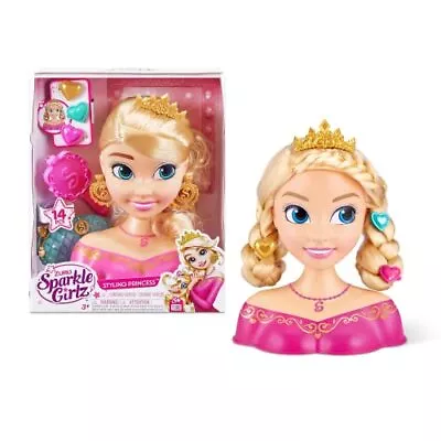 Buy Sparkle Girlz Princess Hair Styling Head By ZURU • 19.99£