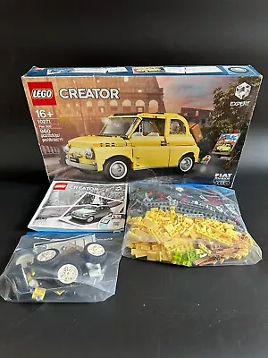Buy LEGO Creator FIAT 500 Yellow Car #10271 With INSTRUCTIONS And BOX • 55£