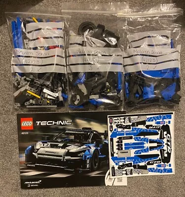 Buy LEGO Technic McLaren Senna GTR (42123) 100% COMPLETE - NEW STICKERS! • 29.99£