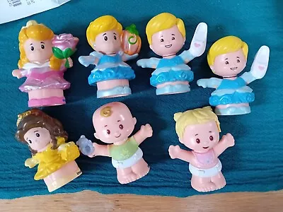 Buy Fp Little People Princesses Belle Aurora  Babies Figures Bundle • 7.99£