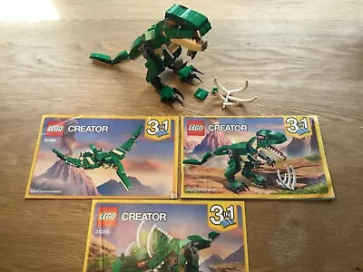 Buy LEGO Creator Mighty Dinosaurs (31058) 3in 1 All Instructions Included • 5£
