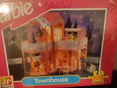 Buy Vintage Rare 1994 MATTEL Barbie Townhouse - 100 Puzzle ( 33cm  X 24 Cm ) • 19.95£