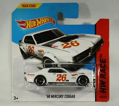 Buy Hot Wheels 68 Mercury Cougar In White From HW Race Series Ref BDDD08 • 4.99£