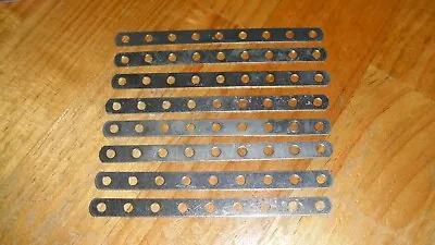 Buy Meccano Eight Narrow 9 Hole Strip A415 235b Metal Used • 4.40£