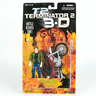 Buy MOC 1997 Kenner T2 Terminator 2 3D Action Figure - John Connor Motorcycle • 50£
