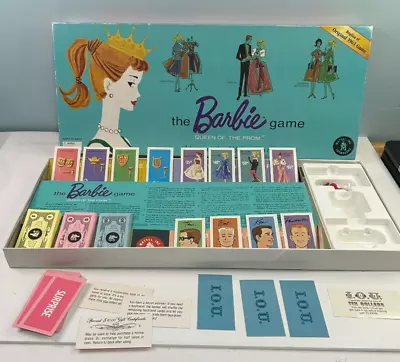 Buy The Barbie Game Queen Of The Prom Mattel 1994 Replica Of 1961 Missing Die • 26.08£