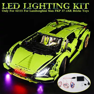 Buy LED Light Kit For LEGOs Lamborghini Sian 42115 Set • 25.19£