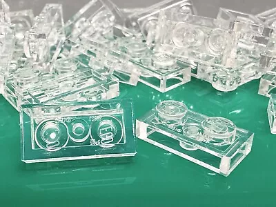 Buy LEGO Plate 1x2 3023, Clear Transparent From Ship In A Bottle 21313, 20 Pieces • 3.49£