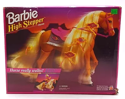 Buy 1994 Barbie High Stepper Horse / Horse / Mattel 11766 / Unused In Original Packaging • 151.65£