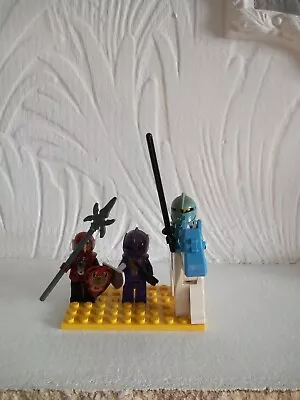 Buy Lego Knights Kingdom X3 With Horse Mini Lego  Figures • 19.13£