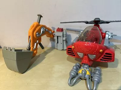 Buy Mattel Fisher Price RESCUE HEROES: Accessories - Helicopter And Digger • 9.95£