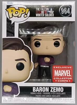 Buy Funko POP #964 Baron Zemo (Dancing) Marvel Falcon Winter Soldier With Protector • 21.99£