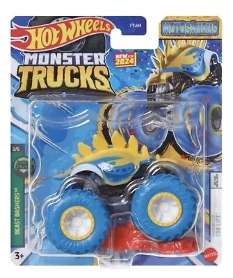 Buy Hot Wheels Monster Trucks Motosaurus Beast Bashers • 10.69£