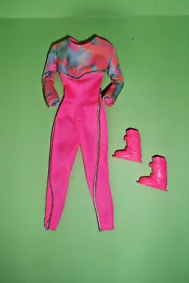Buy 1991 Barbie Ski Fun 90's Barbie Dolls Outfit Ski Suit Fashions Sports Boots • 5.77£