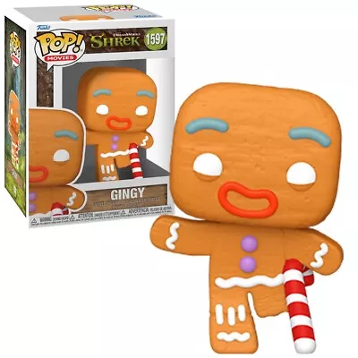 Buy Funko POP! Shrek Gingerbread Man Dreamworks #1597 Vinyl Figure New • 15.99£