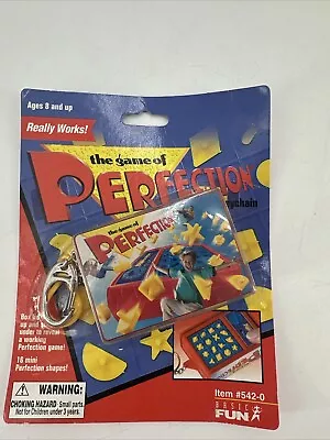 Buy Vintage Hasbro 2000 Basic Fun The Game Of Perfection Keychain NIP • 10.20£