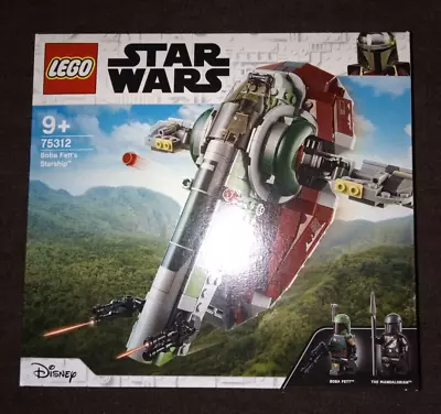 Buy Lego Star Wars 75312 Boba Fett Spaceship Slave 1 Firespray New Mandalorian ~ • 49.99£