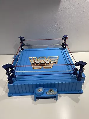 Buy WWF Hasbro Wrestling Ring Black Posts Vintage • 65£