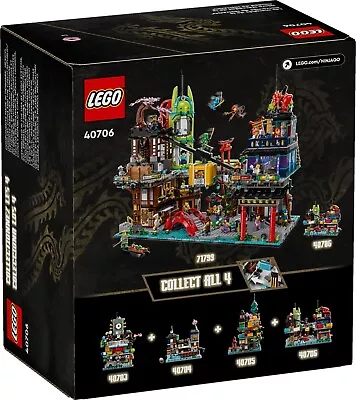 Buy LEGO 40706 Micro Ninjago City Markets - VIP Exclusive - New Sealed • 38.99£