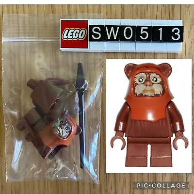 Buy NEW LEGO Star Wars ROTJ Sw0513 Wicket Ewok Minifigure 10236 UCS Ewok Village • 14.95£