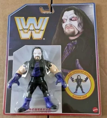 Buy WWE Retro The Undertaker Figure Series 14 Hasbro WWF Style Wrestling • 27.99£