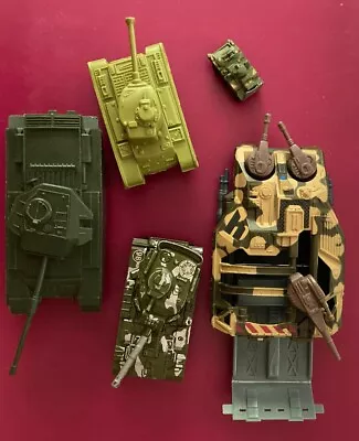 Buy Kenner Parker Toys 1989 Mega Force Tank W/ Backslide & Mini Tank + 3 Extra Tanks • 12£
