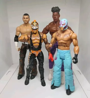 Buy WWE FODDER Mattel Elite Bundle Action Figures BROKEN Customs Hardy Mysterio  • 0.99£