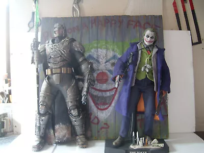 Buy 1/6 Custom Joker Harley Wooden Fairground Lair Wall For Hot Toys Inart Figures • 40£