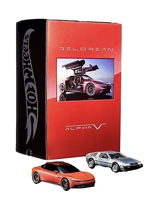 Buy Hot Wheels X DeLorean DMC-12 & Alpha5 Collector Set - Brand New Quick Dispatch • 40£