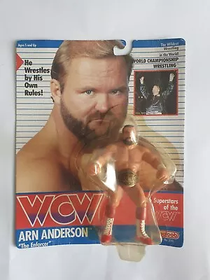 Buy WCW Galoob - Arn Anderson - UK Exclusive Red Trunks MOC - RARE Hasbro WWE WWF • 249.99£