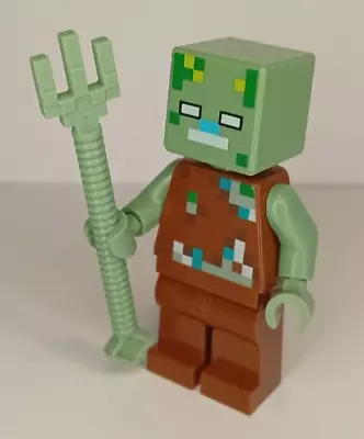 Buy LEGO Minecraft Figure - Drowned Zombie - (min088). • 2.50£