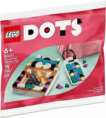 Buy LEGO DOTS Animal Tray And Bag Tag 30637 Polybag • 7.45£