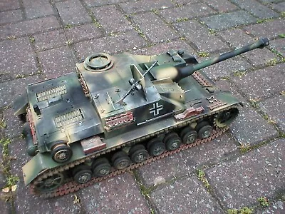 Buy RC Tank, Bandai Stug IV, BB With Barrel Recoil,Gun Traverse/Elevation, Unique. • 220£