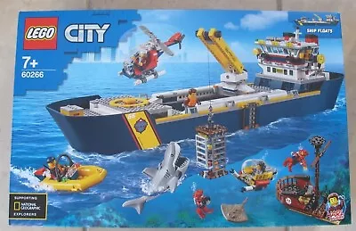 Buy NEW BOX SET LEGO CITY 60266 The Ocean Exploration Boat Helicopter • 177.03£