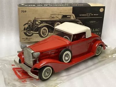 Buy Cadillac Oldtimer 1933 Tinplate Original Friction Bandai 1960s Vintage... • 270.30£