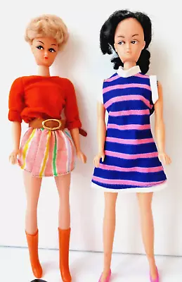 Buy 2 Original Petra Vintage Fashion Dolls With Outfit Collection 60s 70s Barbie Clone • 0.84£