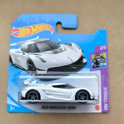 Buy Hot Wheels SHORT CARD 2021 HW TORQUE 2020 KOENIGSEGG JESKO WHITE 2/5 • 8.39£