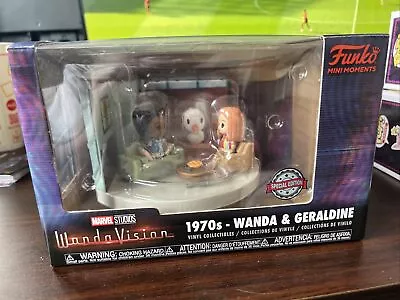 Buy Funko Mini Moments WandaVision 1970s Wanda & Geraldine Marvel Vinyl Figure New • 5£