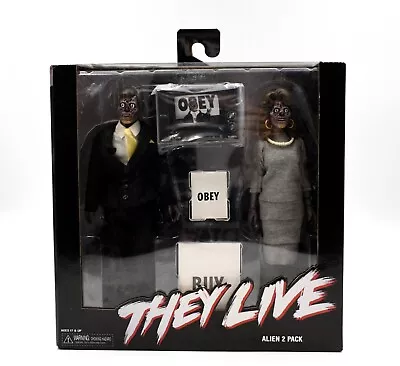 Buy NECA - They Live - Alien 8  Clothed Action Figure 2-Pack • 84.99£