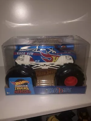 Buy Hot Wheels Monster Truck Race Ace Oversized Truck 1:24 New Sealed Nos 2021 • 15£